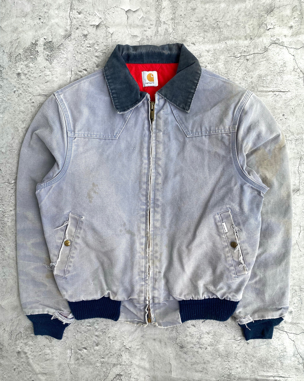 1990S SUN FADED CARHARTT WORK JACKET (L/XL)