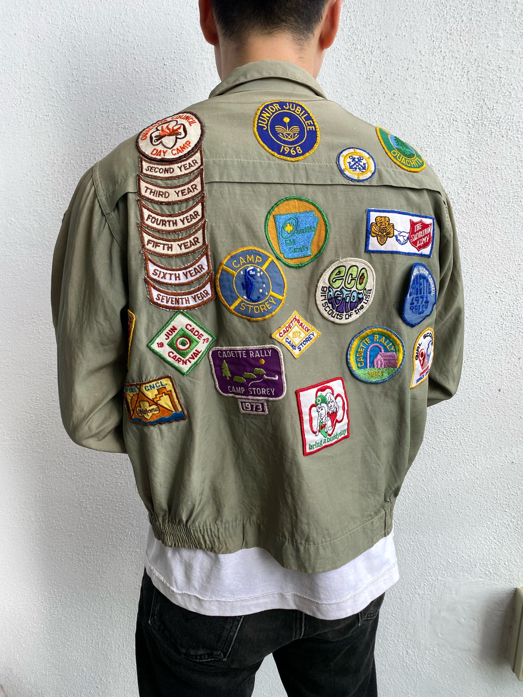 1950S PATCHES SCOUT CAMPING JACKETS (S-L)