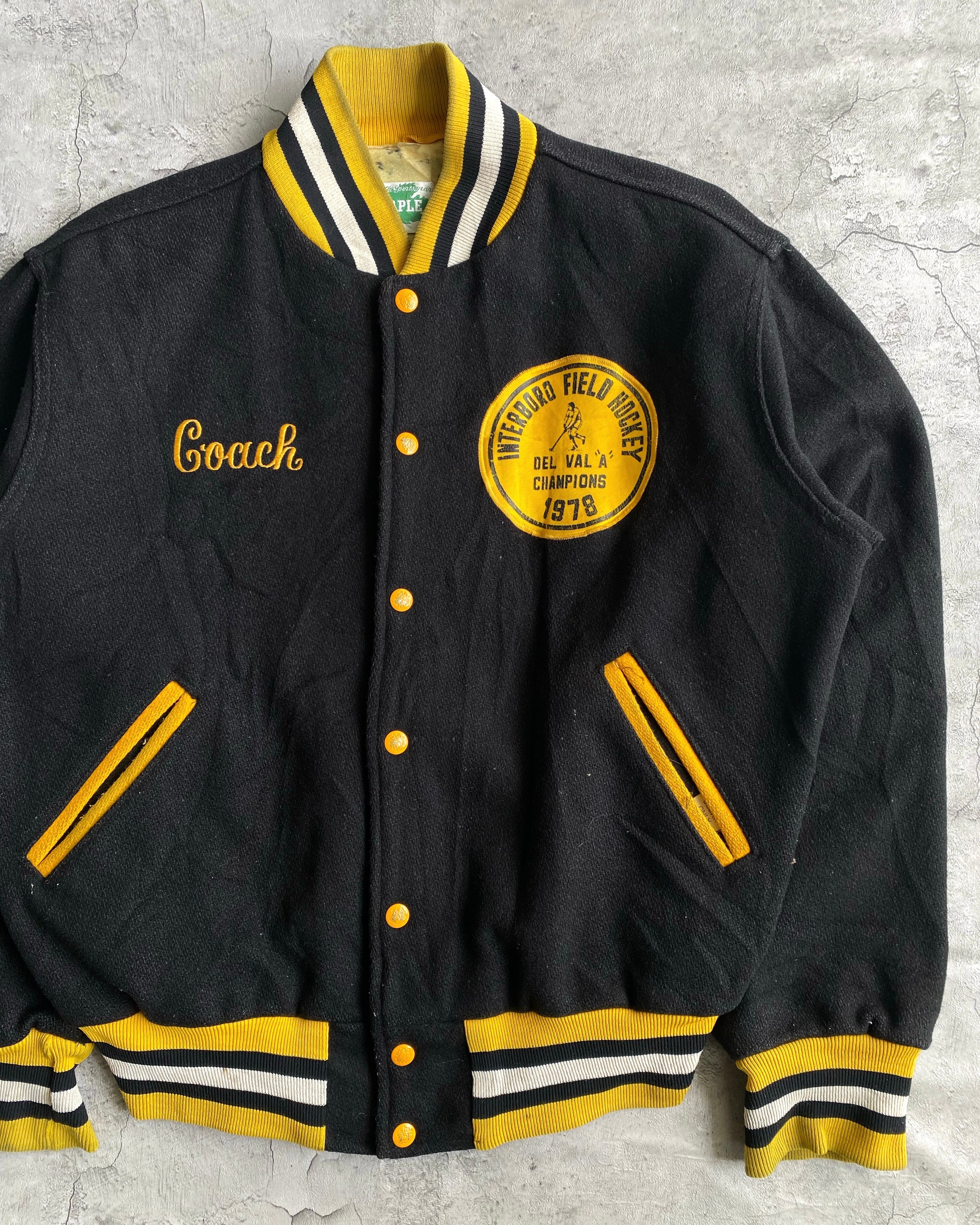 1978 'INTERBORD FIELD HOCKET' WOOL VARSITY JACKET (M)