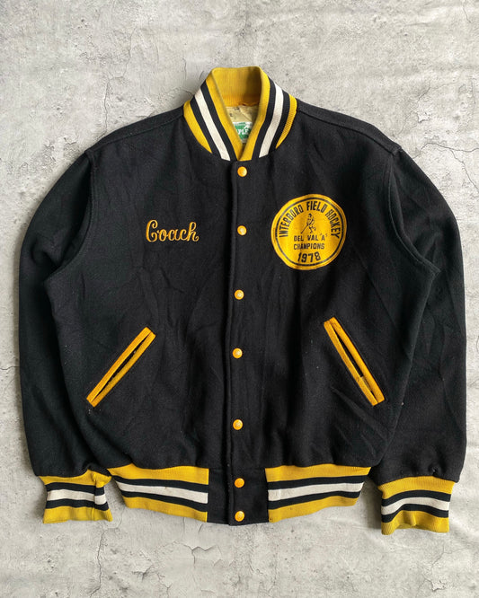 1978 'INTERBORD FIELD HOCKET' WOOL VARSITY JACKET (M)