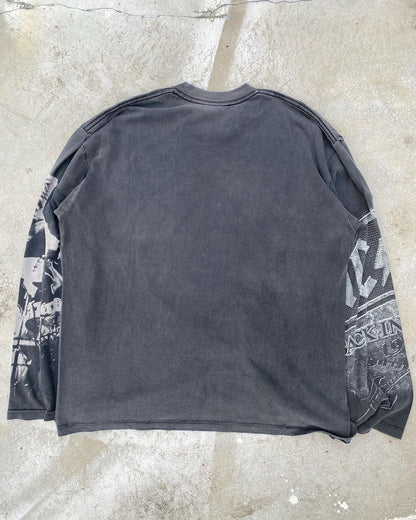 1980s Sun Faded Vintage Longsleeves Tee