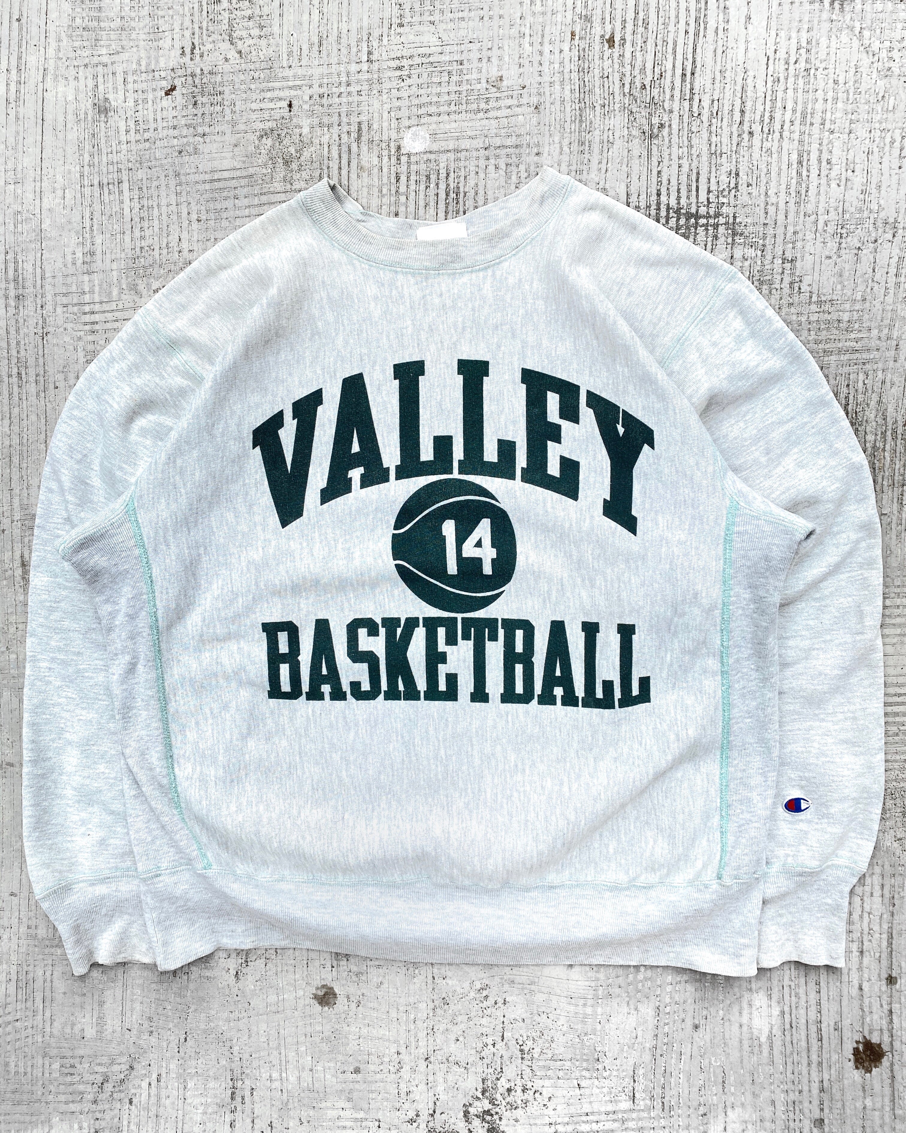 1980s ‘Valley Basketball’ Champion Reverse Weave Sweatshirt