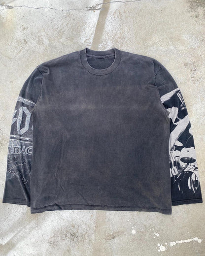 1980s Sun Faded Vintage Longsleeves Tee