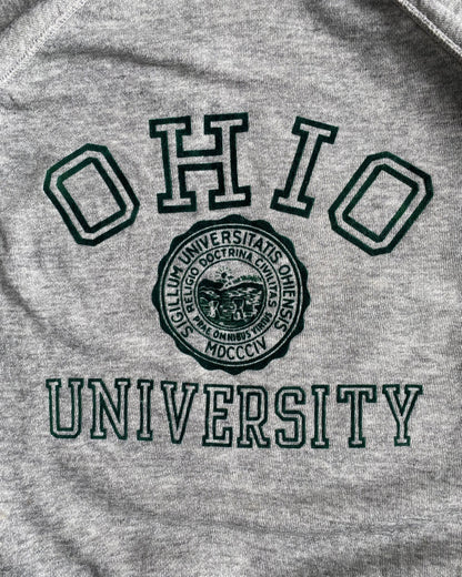 1980S ‘OHIO UNIVERSITY’ RAGLAN SWEATSHIRT (S/M)