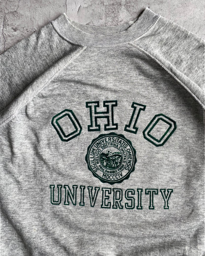 1980S ‘OHIO UNIVERSITY’ RAGLAN SWEATSHIRT (S/M)