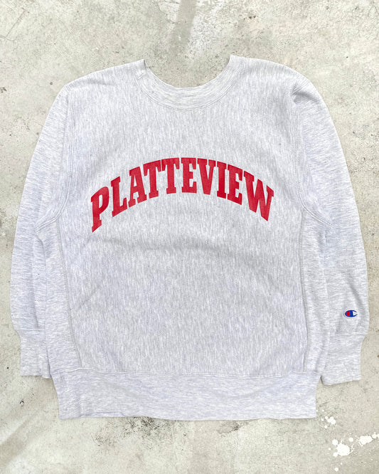 1990S ‘PATTEVIEW’ CHAMPION REVERSE WEAVE SWEATSHIRT (L)