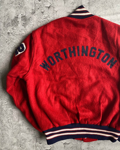 1992 'WORTHINGTON' WOOL VARSITY JACKET (S/M)