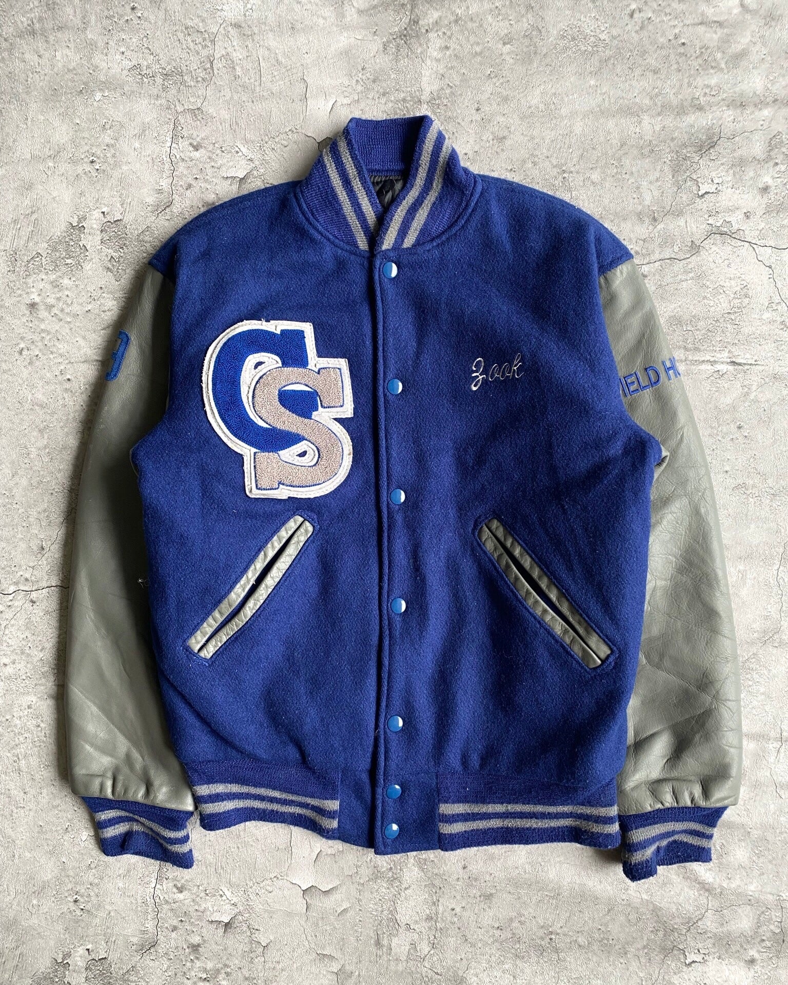 1990S 'GARDEN SPOT VARSITY' VARSITY JACKET (S/M)