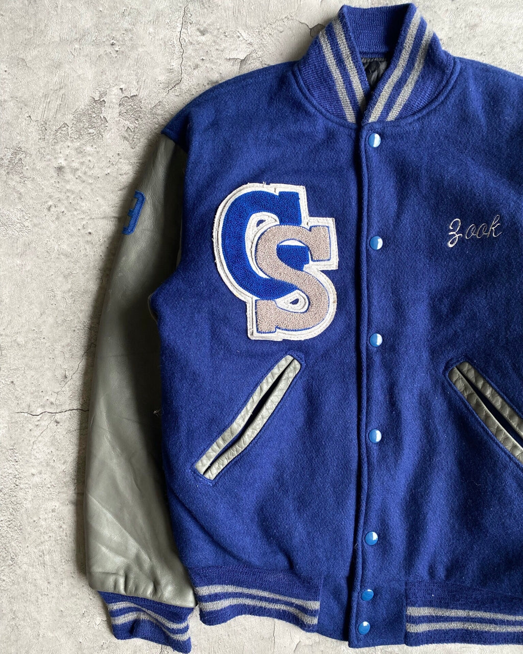 1990S 'GARDEN SPOT VARSITY' VARSITY JACKET (S/M)
