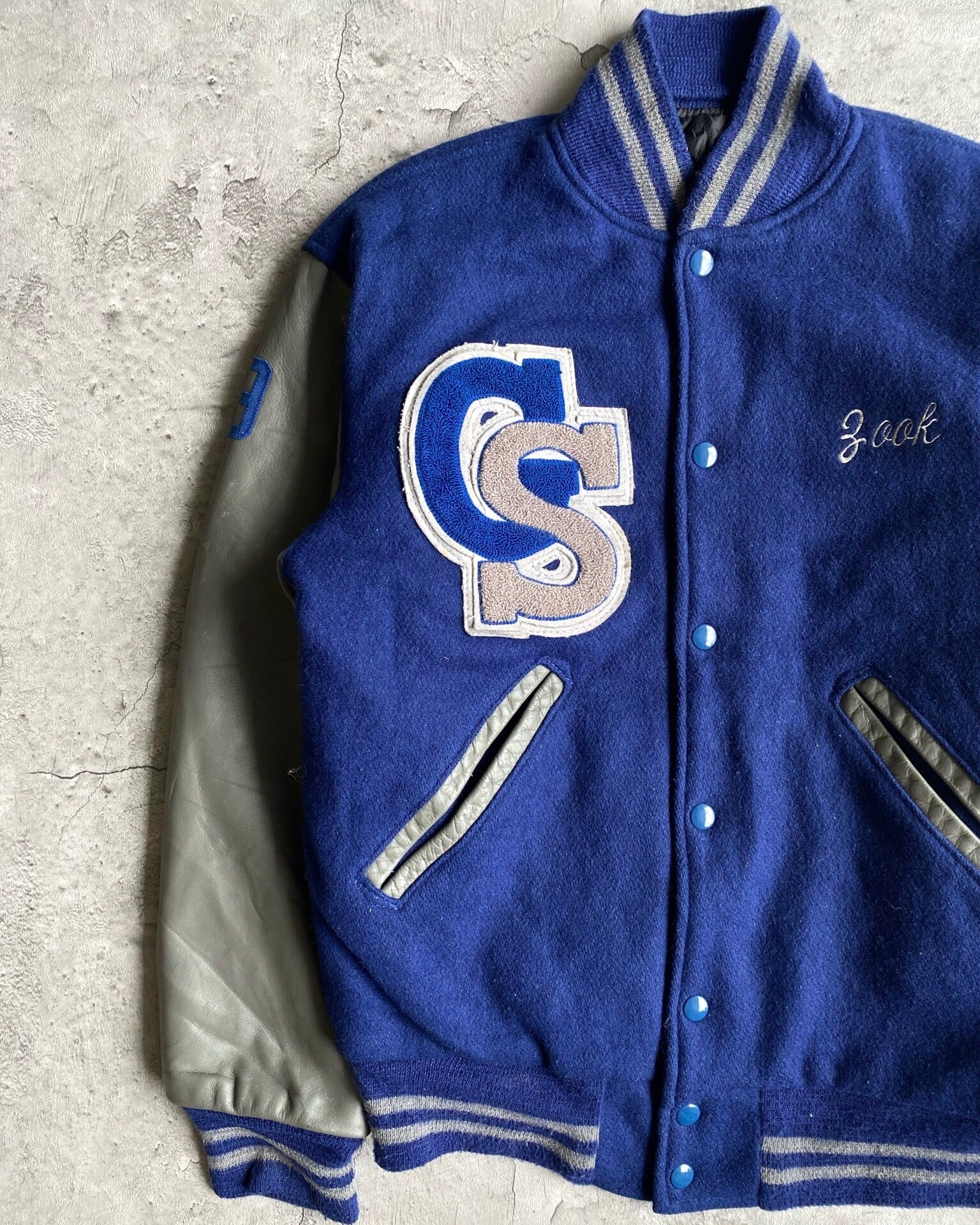 1990S 'GARDEN SPOT VARSITY' VARSITY JACKET (S/M)