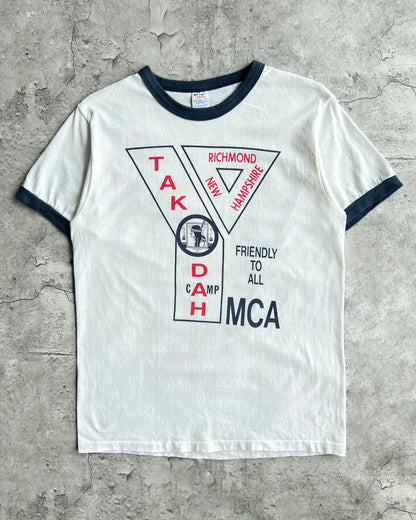 1980S 'TAKODAH CAMP' CHAMPION RINGER TEE (L)