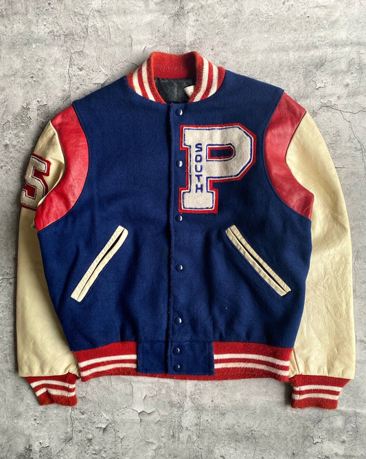 1985 'P SOUTH ' LETTERMAN VARSITY JACKETS (M-XL)