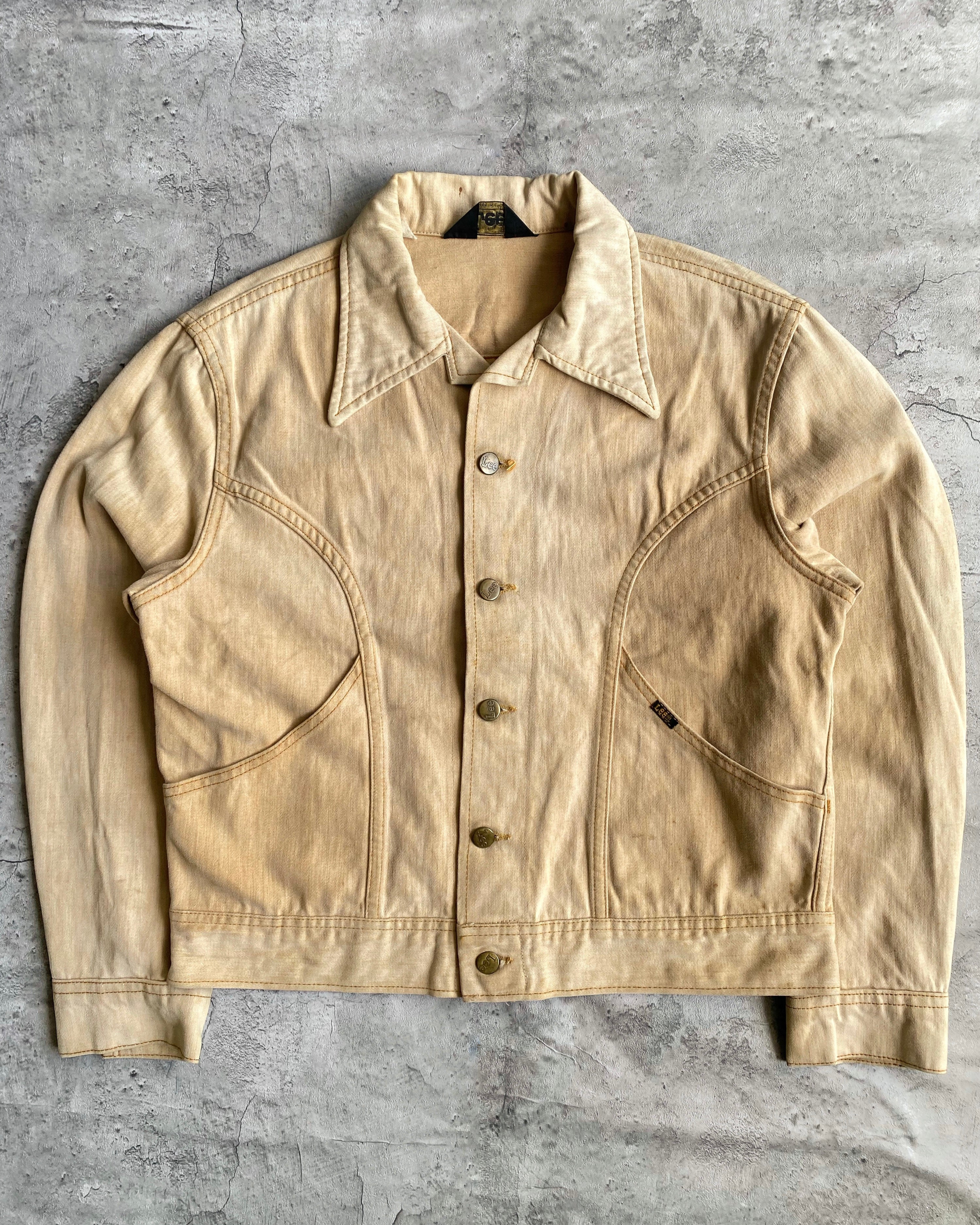 1970S LEE BEIGE WORK JACKET (M)