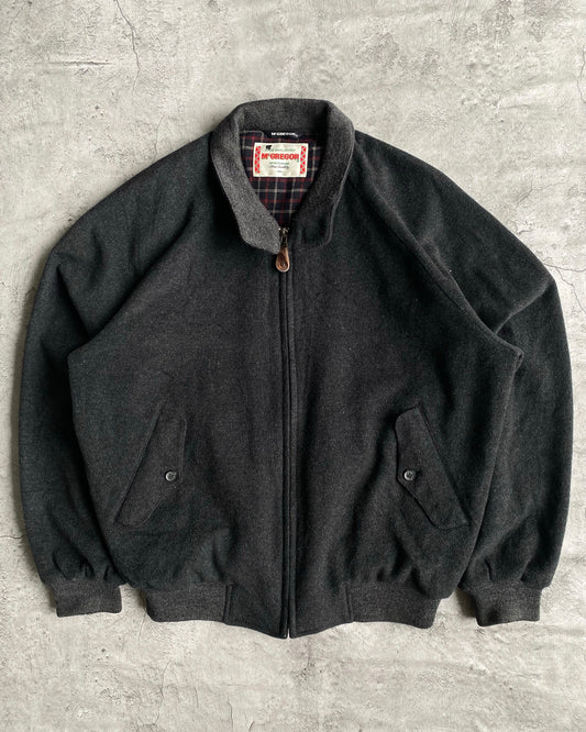 1990S WOOL HARRINGTON JACKET (M/L)