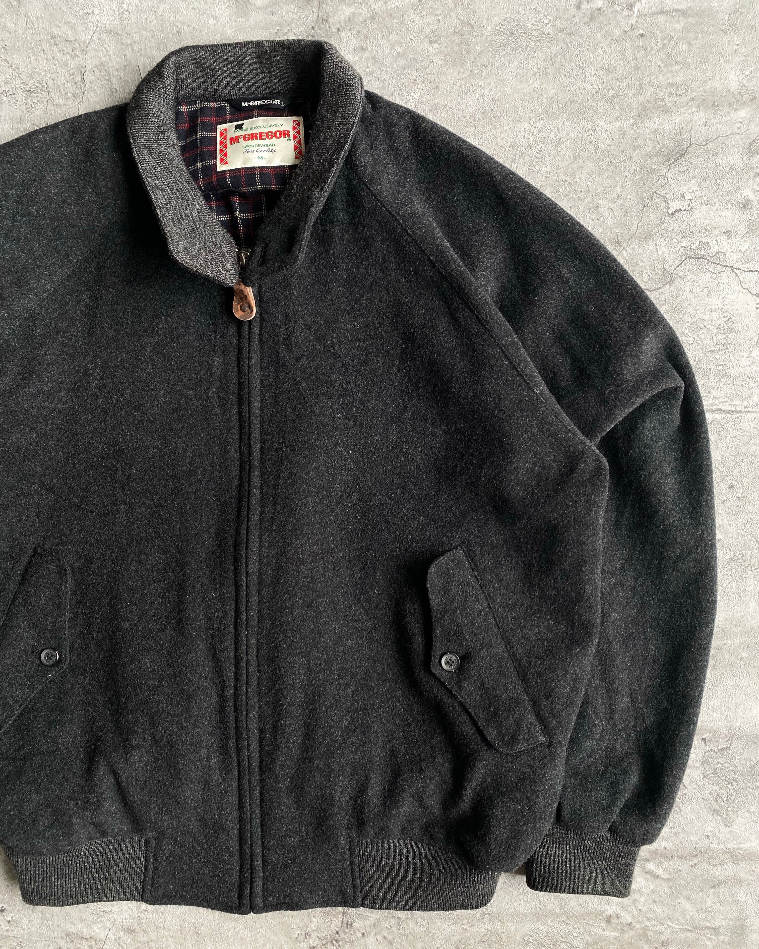 1990S WOOL HARRINGTON JACKET (M/L)