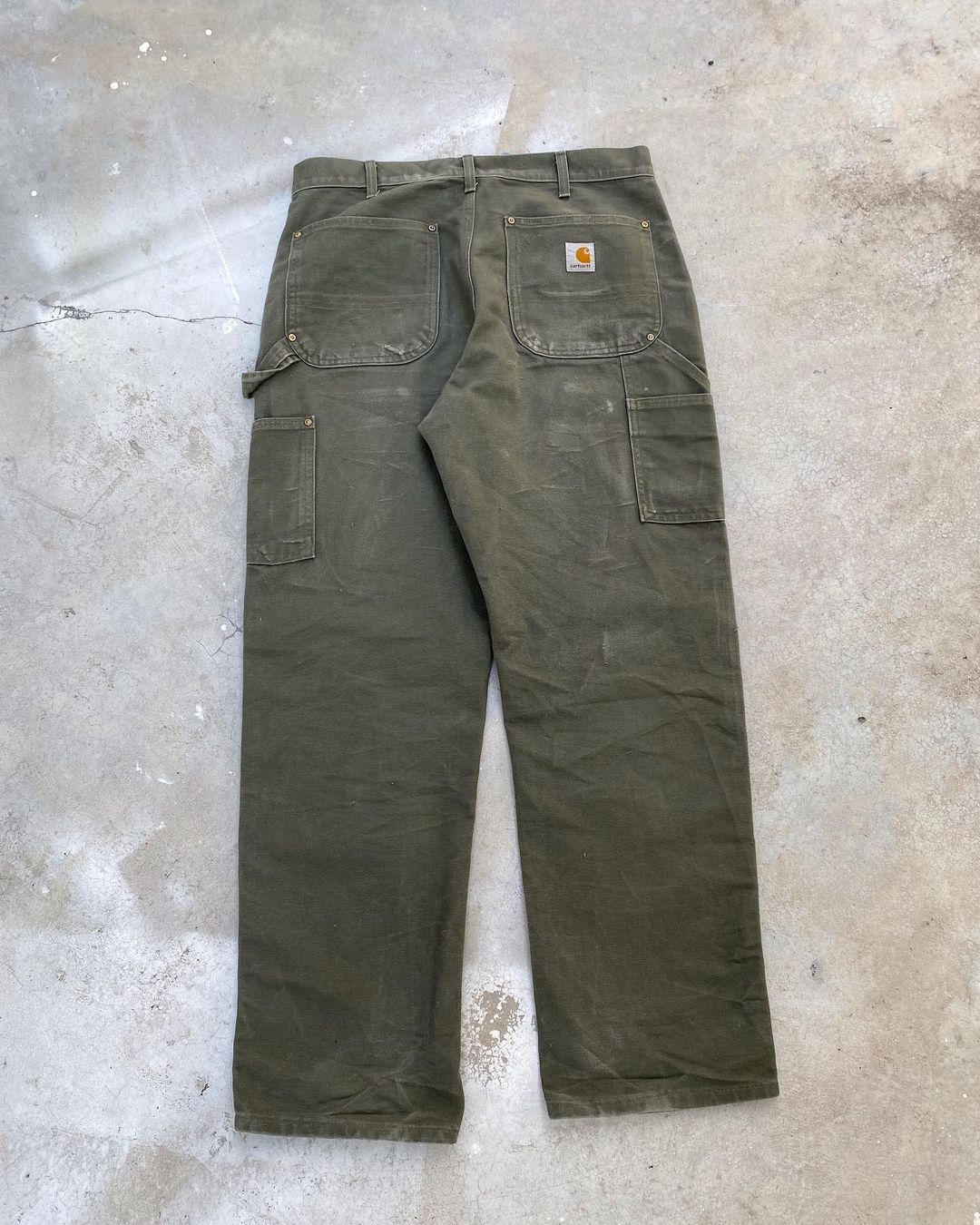 1990s Sun Faded Carhartt Double Knee Pants