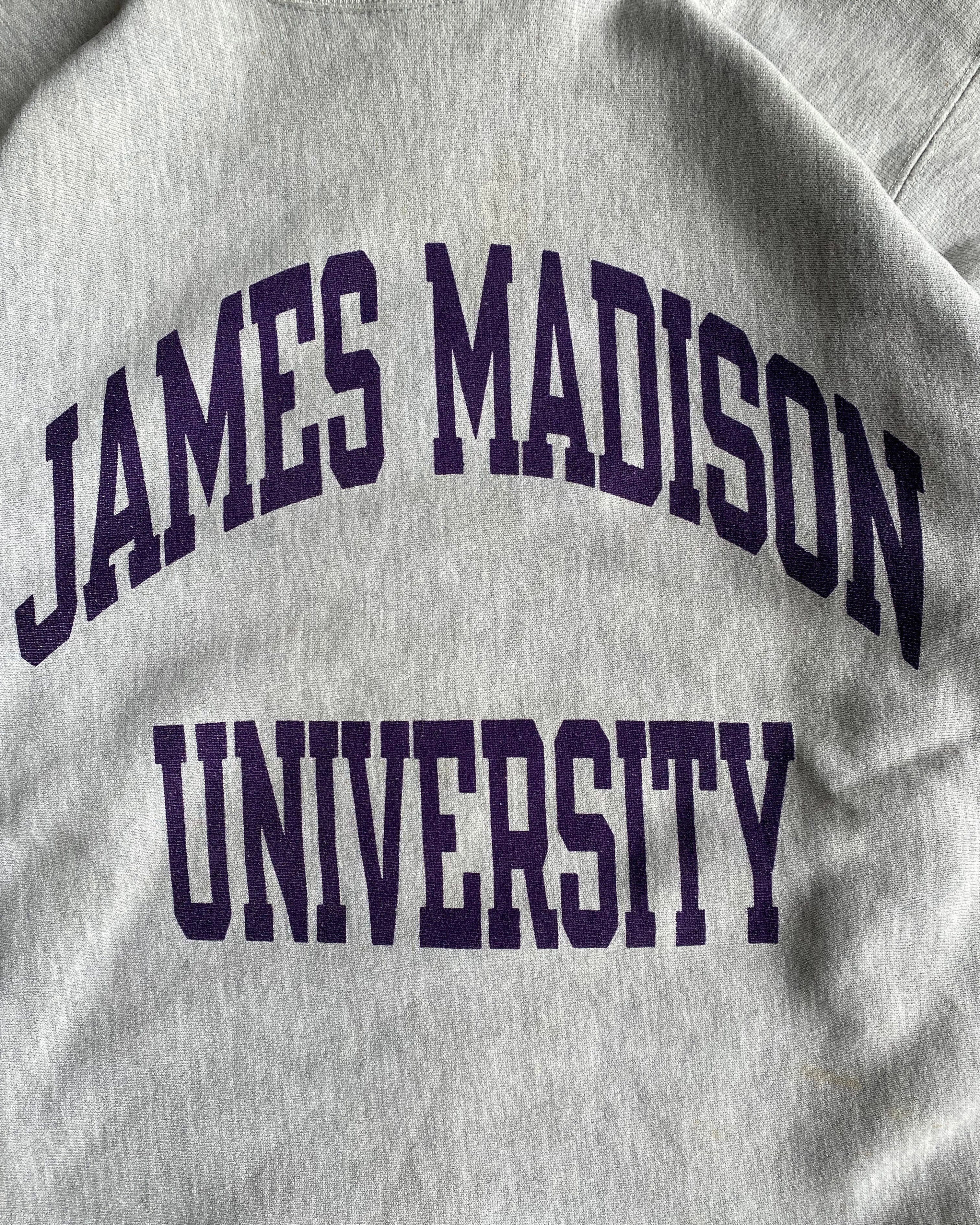 1990S ‘JAMES MADISON UNIVERSITY’ CHAMPION REVERSE WEAVE SWEATSHIRT (L)