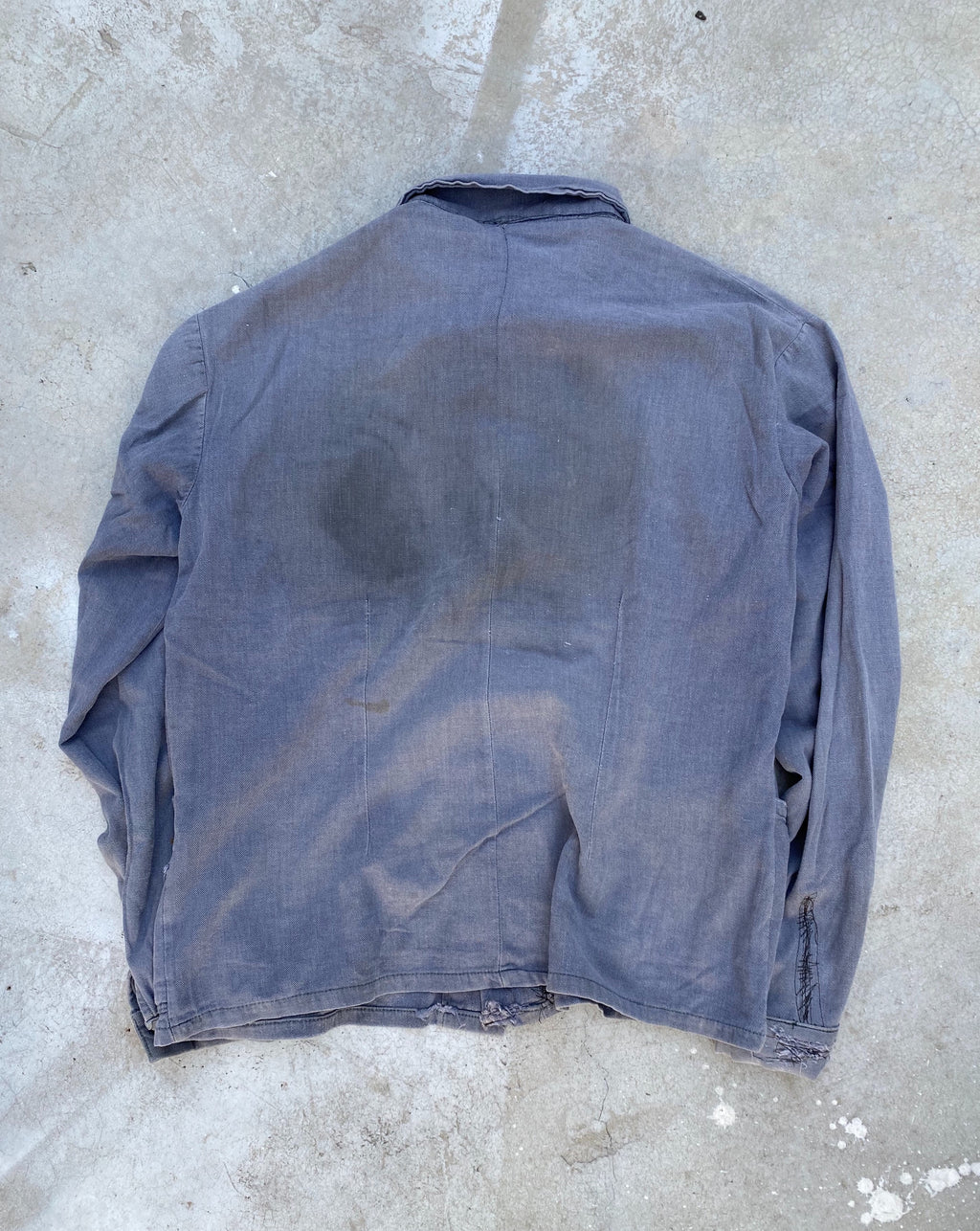 1970s Faded Repaired French Workwear