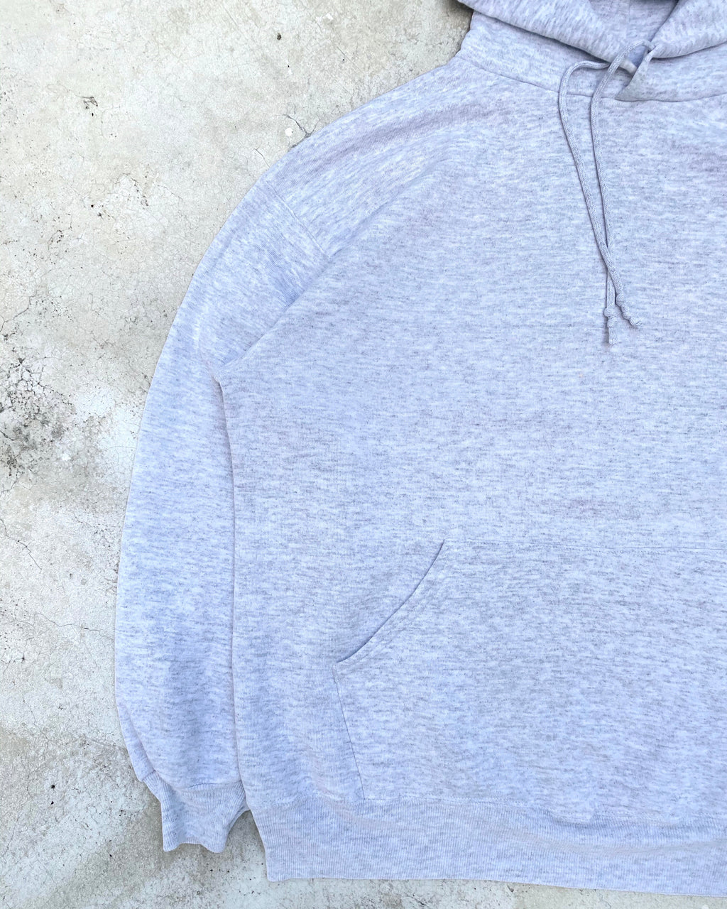 1980S RUSSELL ATHLETIC HEATHER GREY HOODIE (XL)