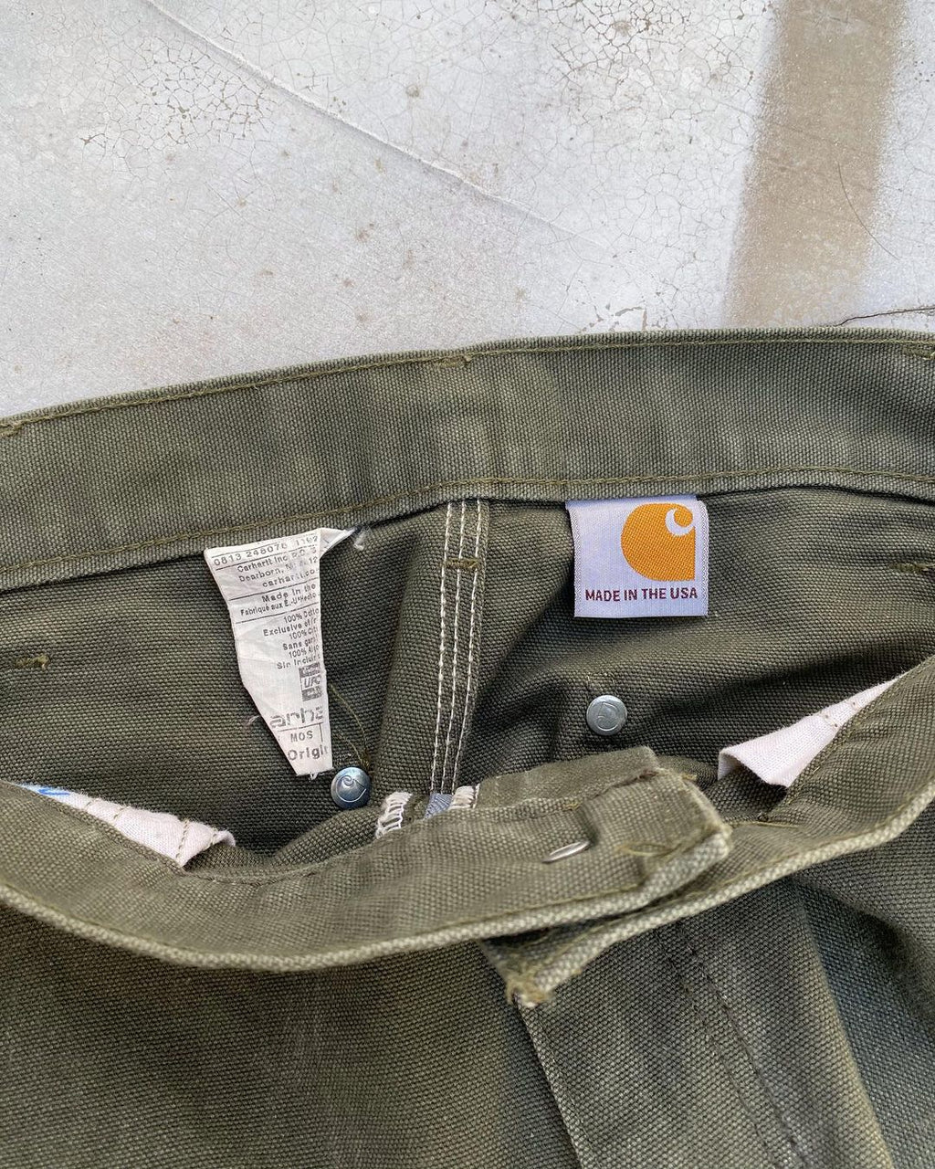 1990s Sun Faded Carhartt Double Knee Pants