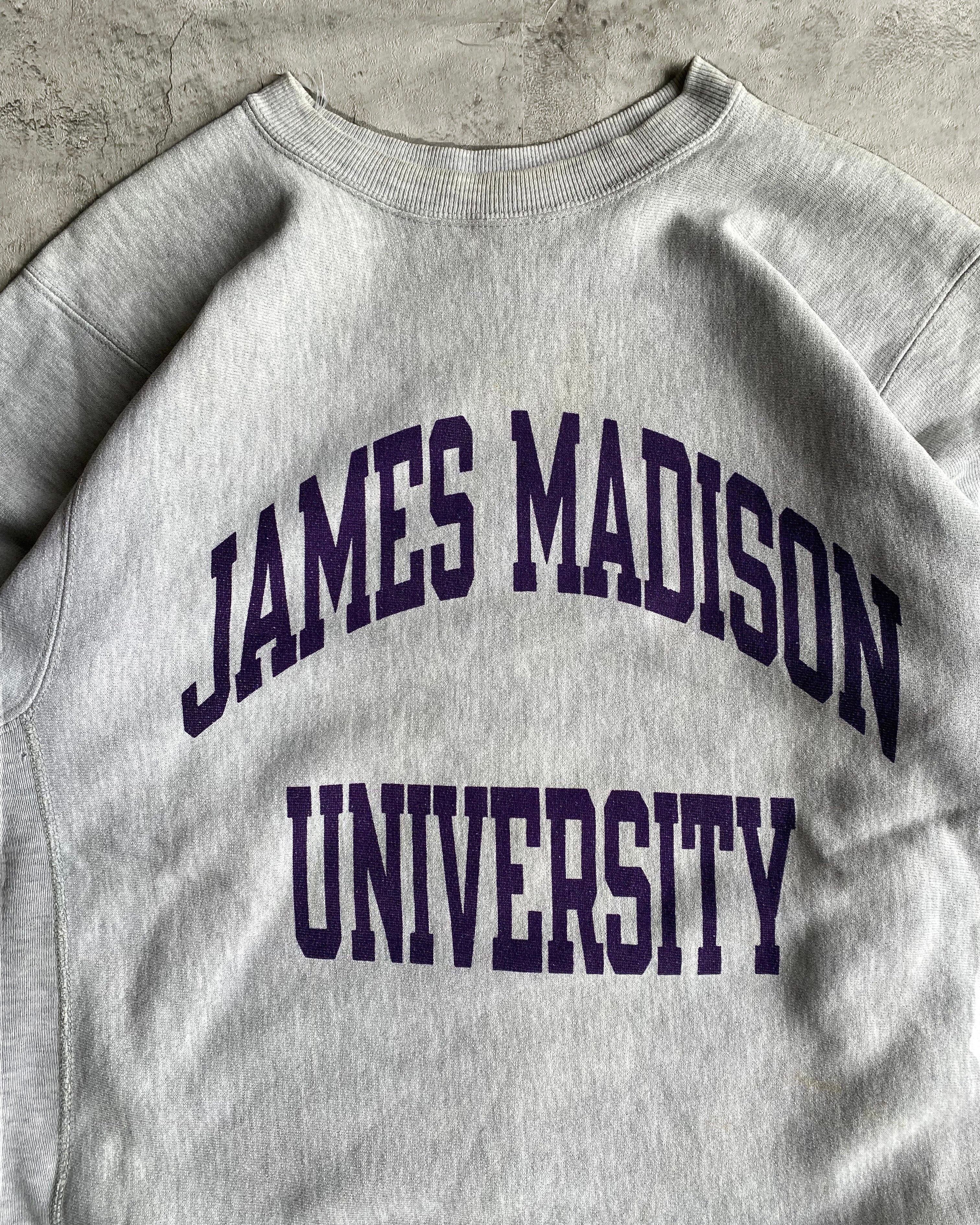 1990S ‘JAMES MADISON UNIVERSITY’ CHAMPION REVERSE WEAVE SWEATSHIRT (L)
