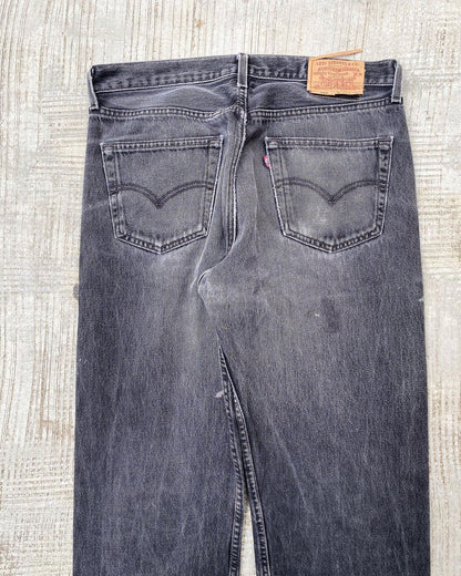 1990s Faded Black Levi’s 501 Jeans (34X36)