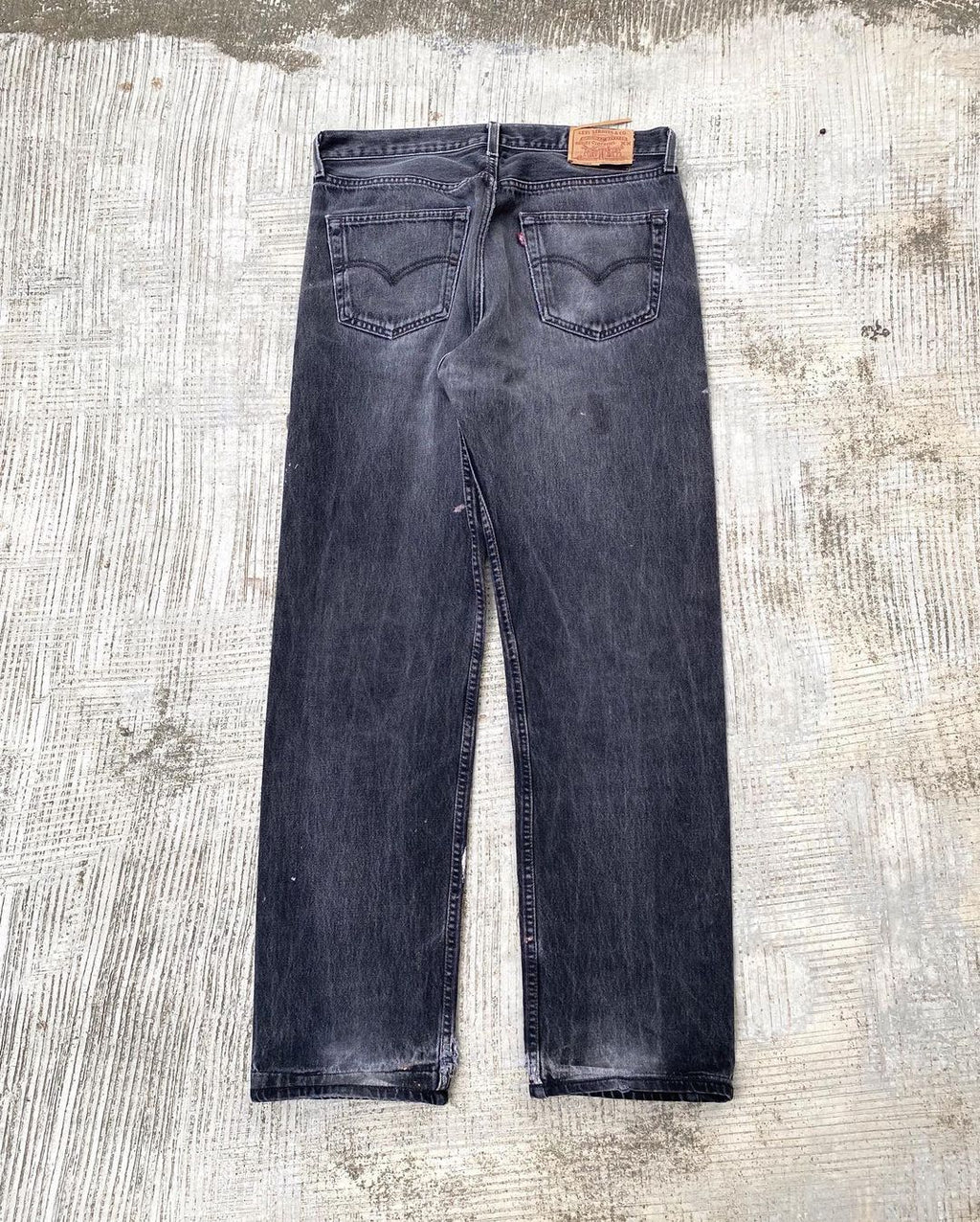 1990s Faded Black Levi’s 501 Jeans (34X36)