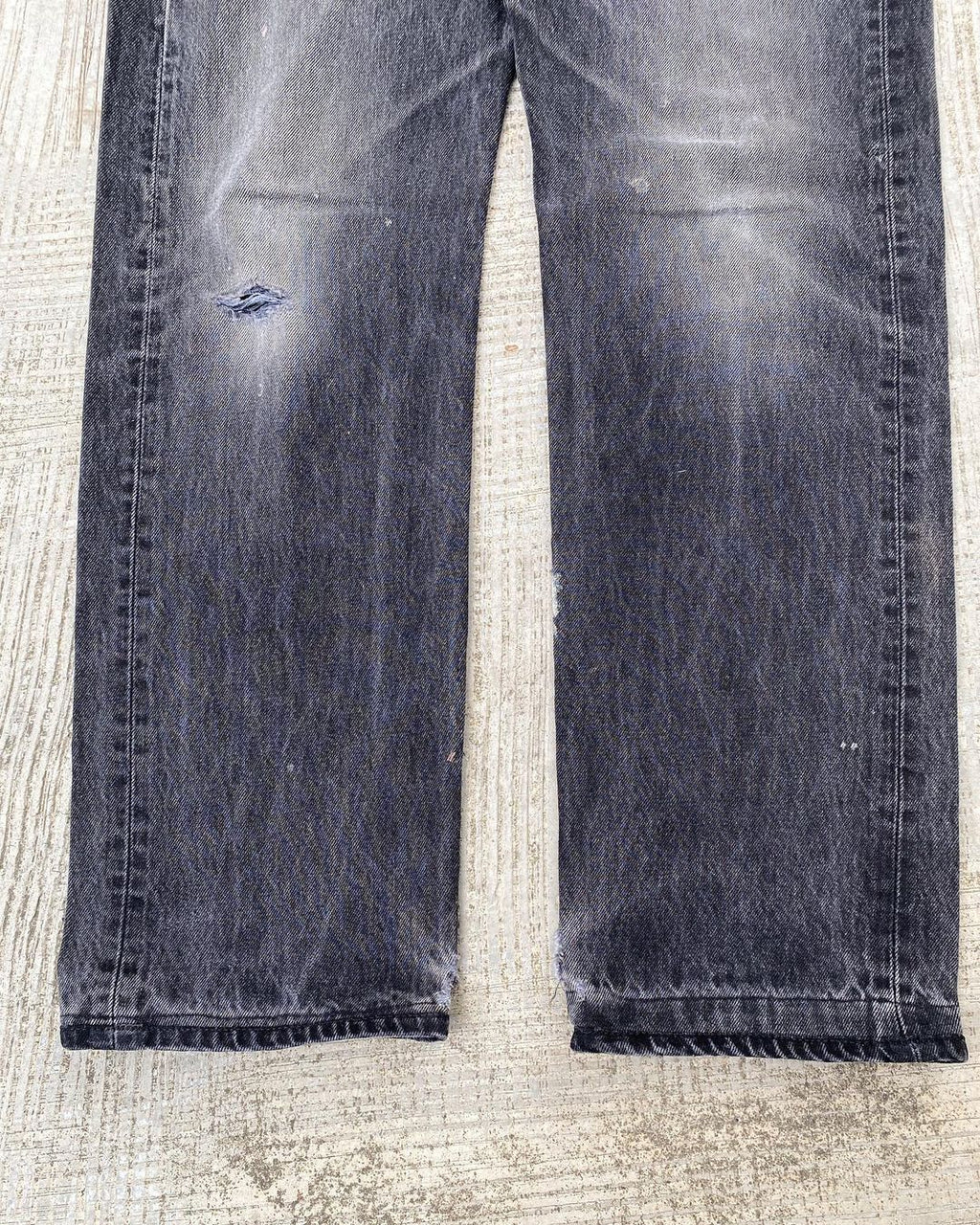 1990s Faded Black Levi’s 501 Jeans (34X36)