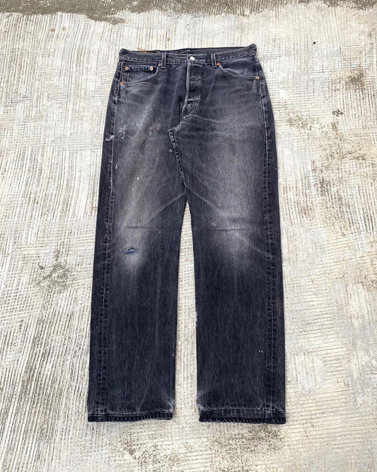 1990s Faded Black Levi’s 501 Jeans (34X36)