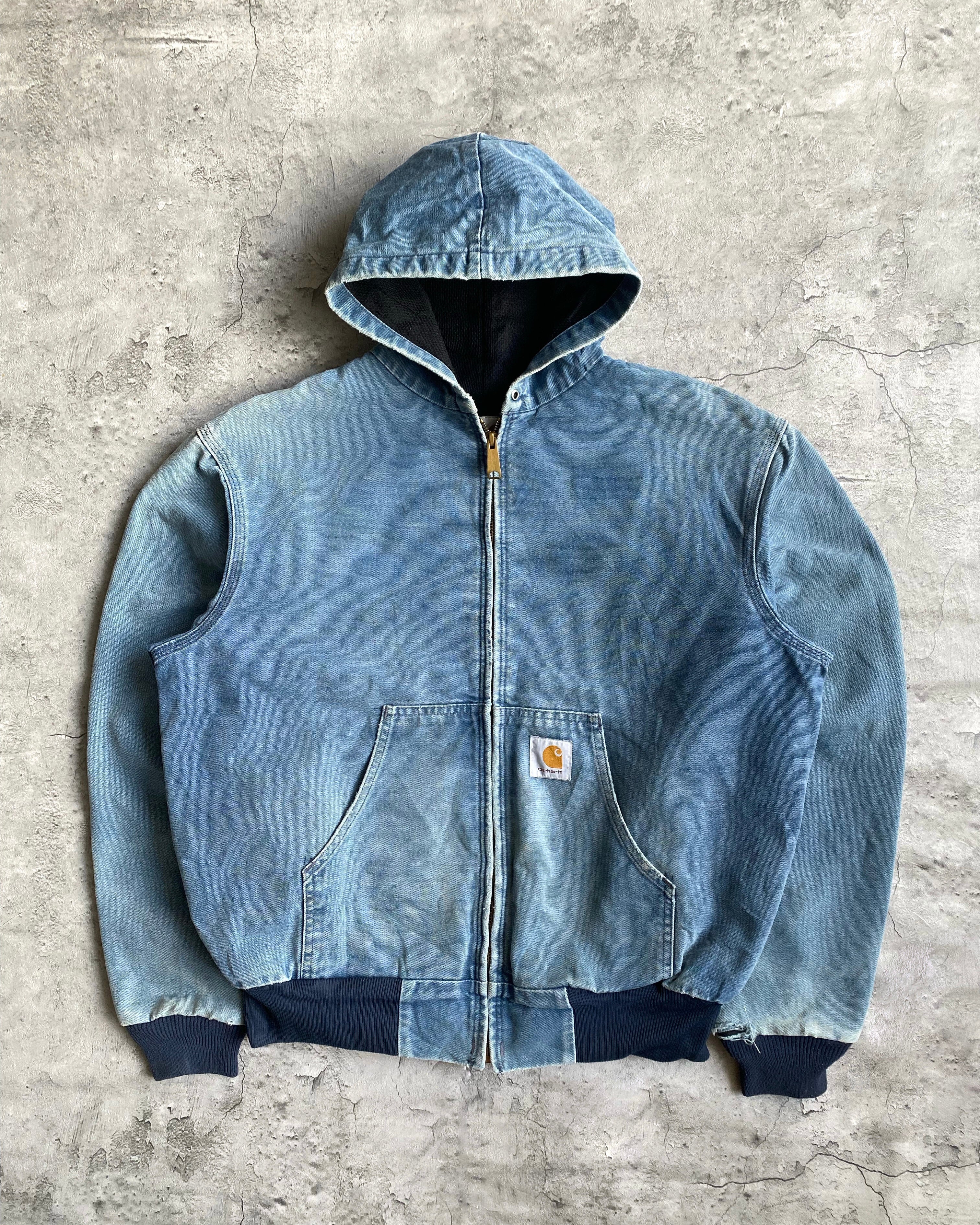 1990S FADED CARHARTT HOODED JACKET (M/L)