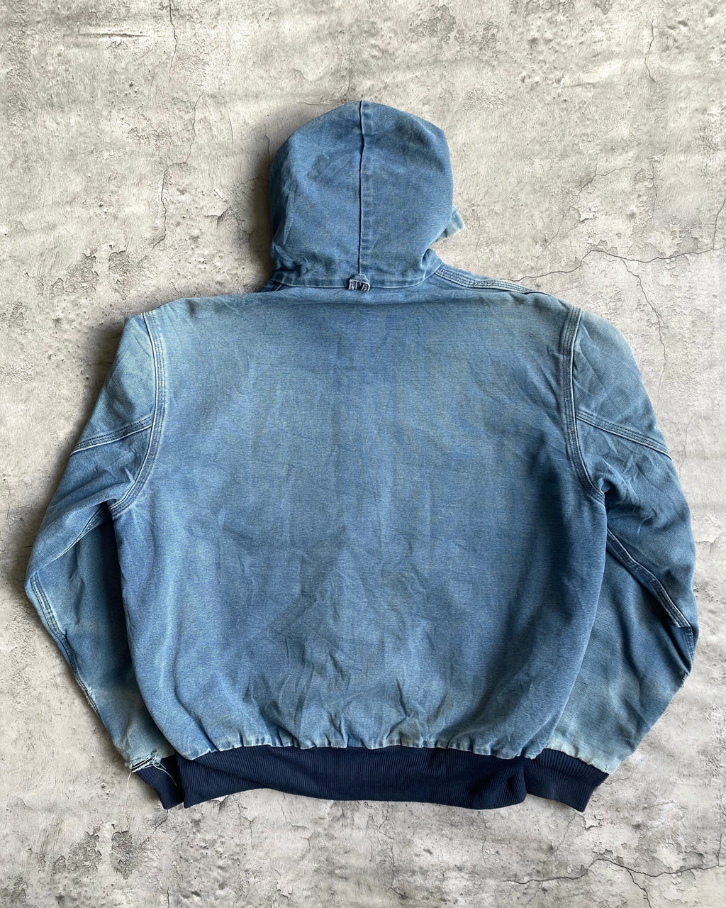 1990S FADED CARHARTT HOODED JACKET (M/L)