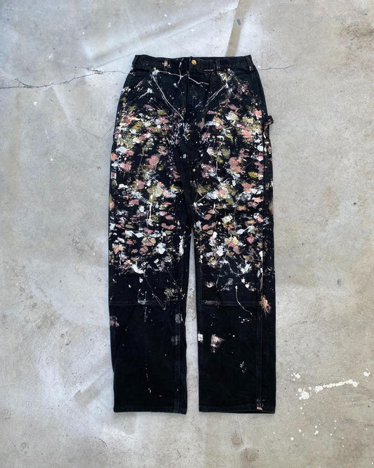 1990s Painted Carhartt Double Knee Pants