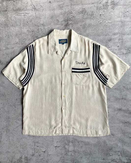 1980S ‘PARADISE’ RAYON BOWLING SHIRT (M/L)