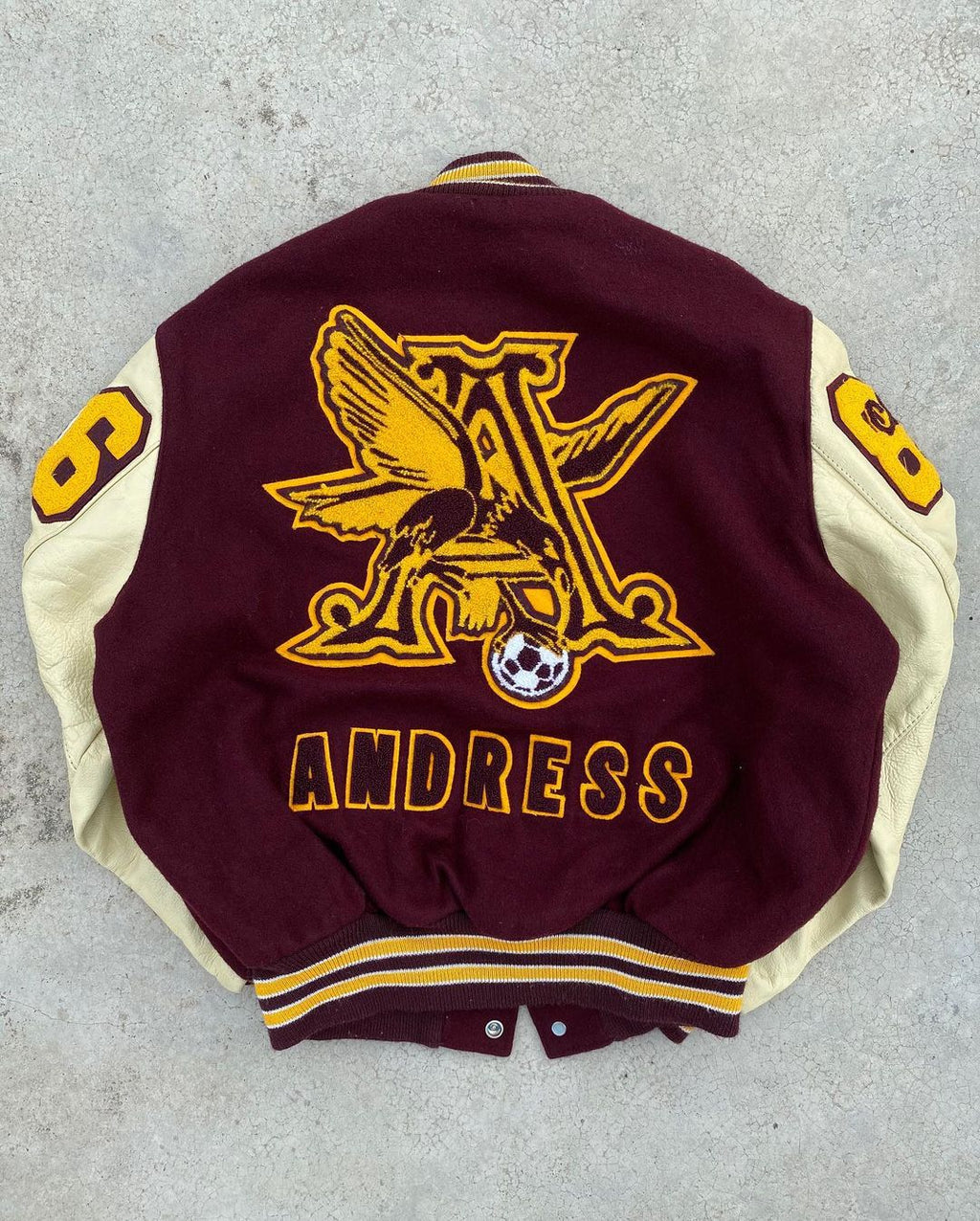 1988 “ANDRESS” LETTERMAN VARSITY JACKET (L/XL)