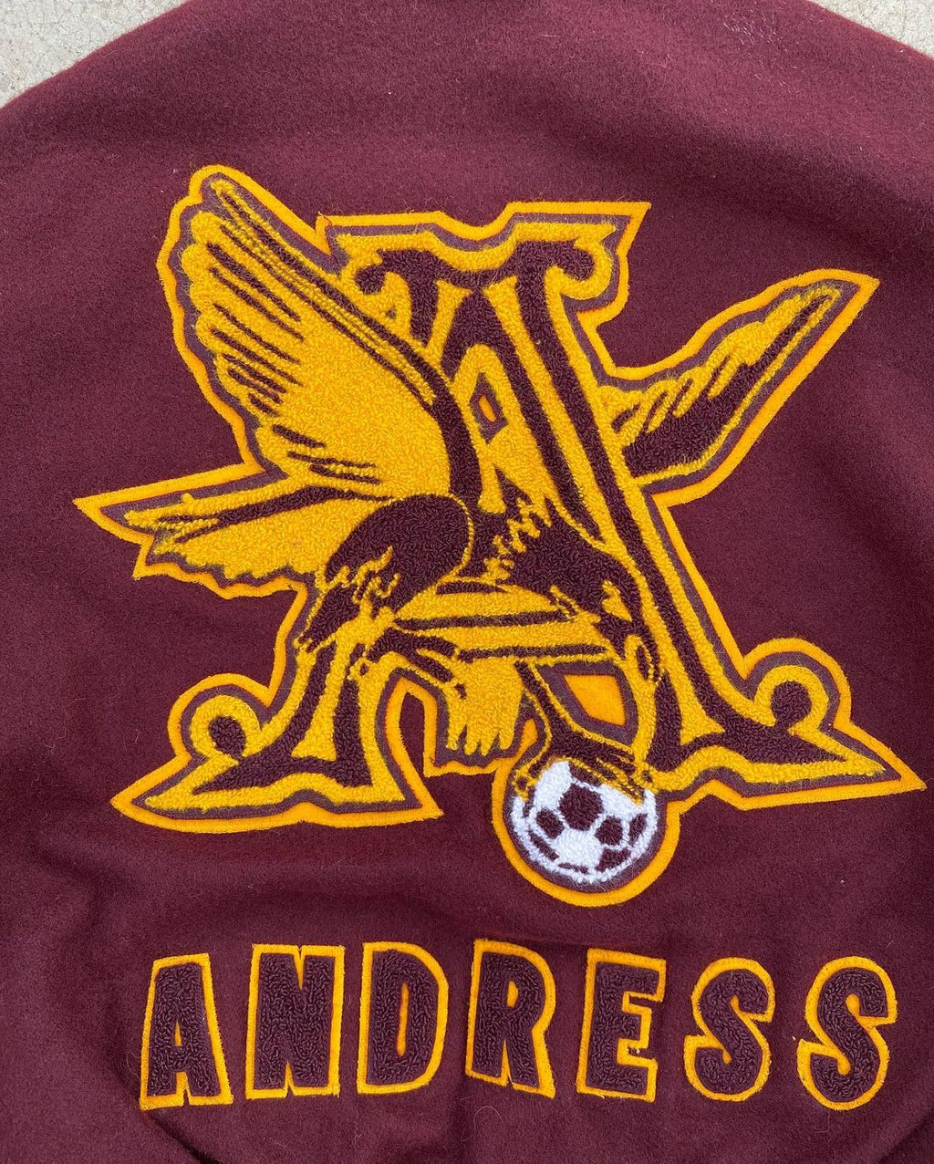 1988 “ANDRESS” LETTERMAN VARSITY JACKET (L/XL)