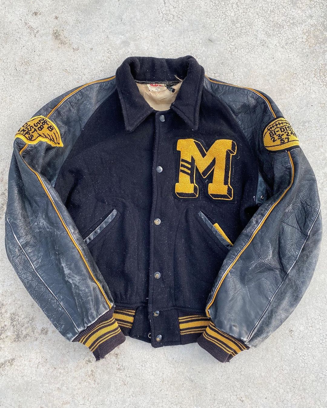 1958 “M” LETTERMAN VARSITY JACKET (M/L)
