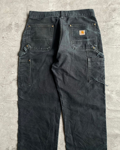 1990S CARHARTT DOUBLE KNEE SASHIKO REPAIRED PANTS (30X30)