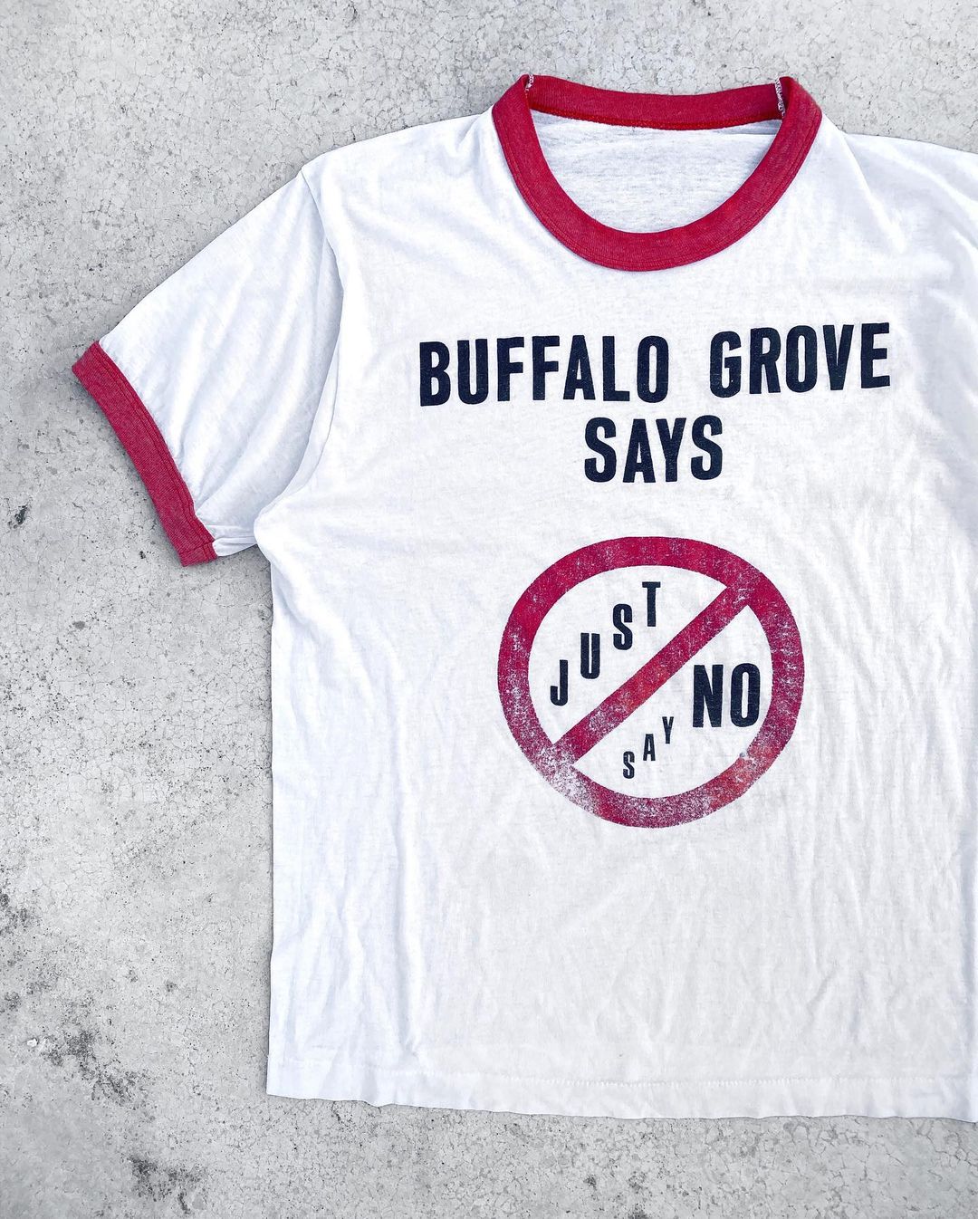 1980S “BUFFALO GROVE” RINGER TEE (S/M)
