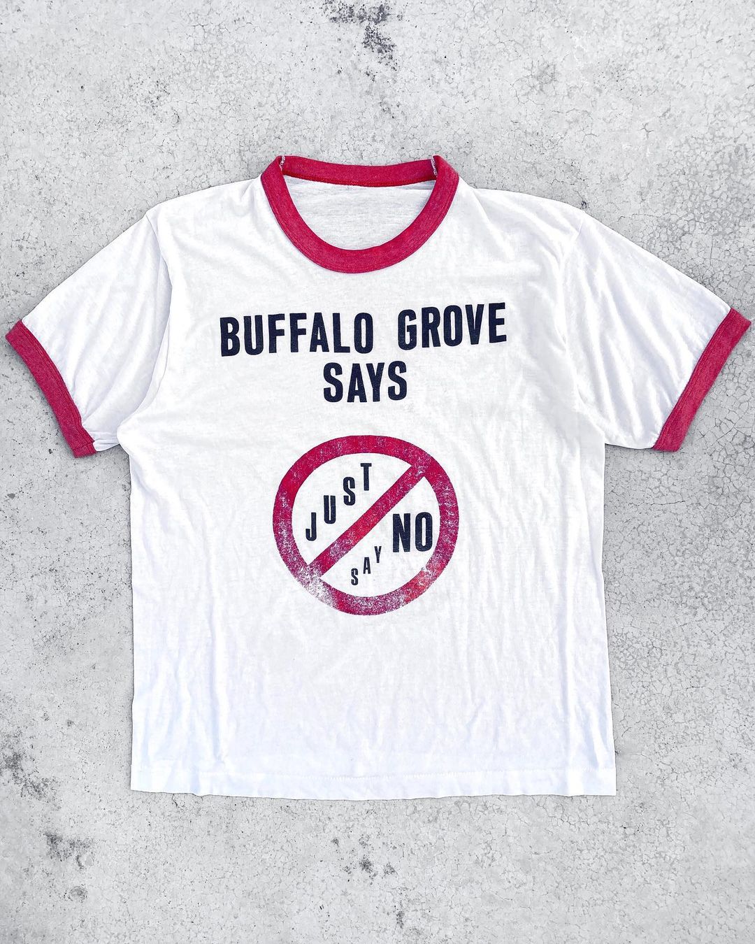 1980S “BUFFALO GROVE” RINGER TEE (S/M)