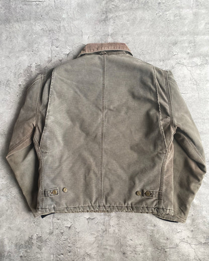 1990S BROWN/GREY CARHARTT ARCTIC WORK JACKET (M/L)