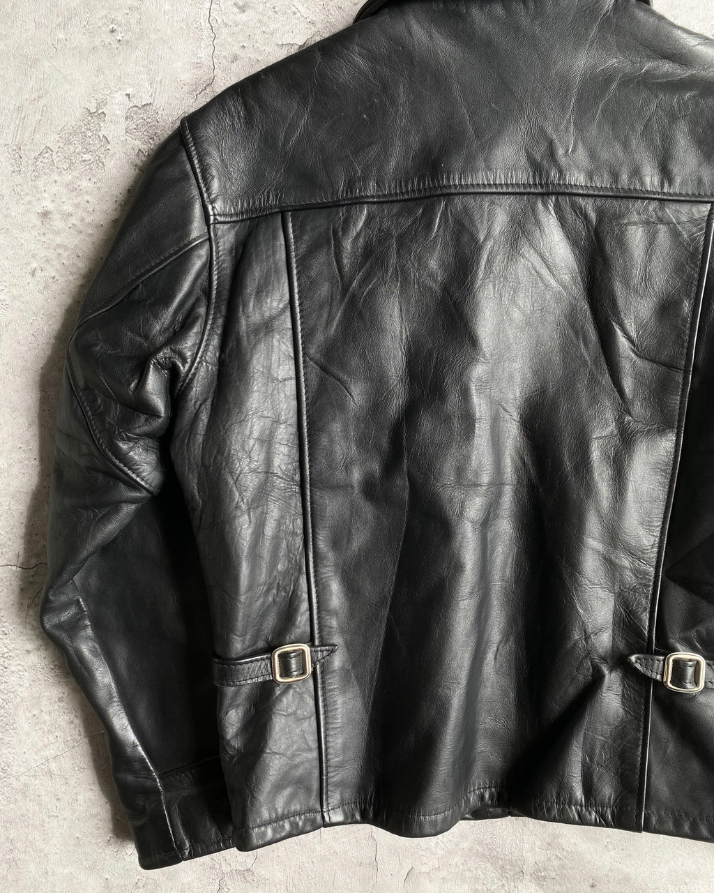 1970S SCHOTT LEATHER CAFE RACER JACKET (M)