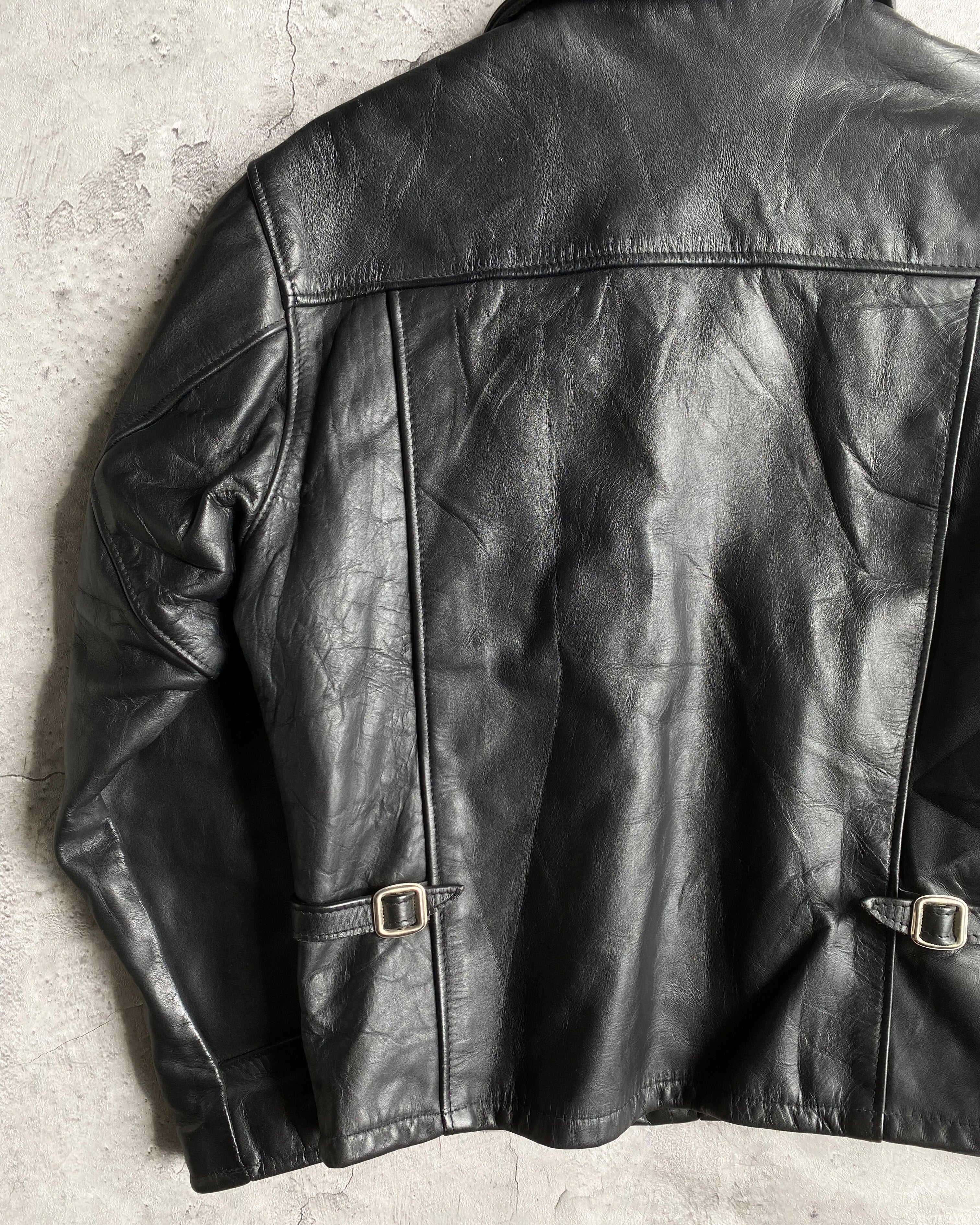 1970S SCHOTT LEATHER CAFE RACER JACKET (M)