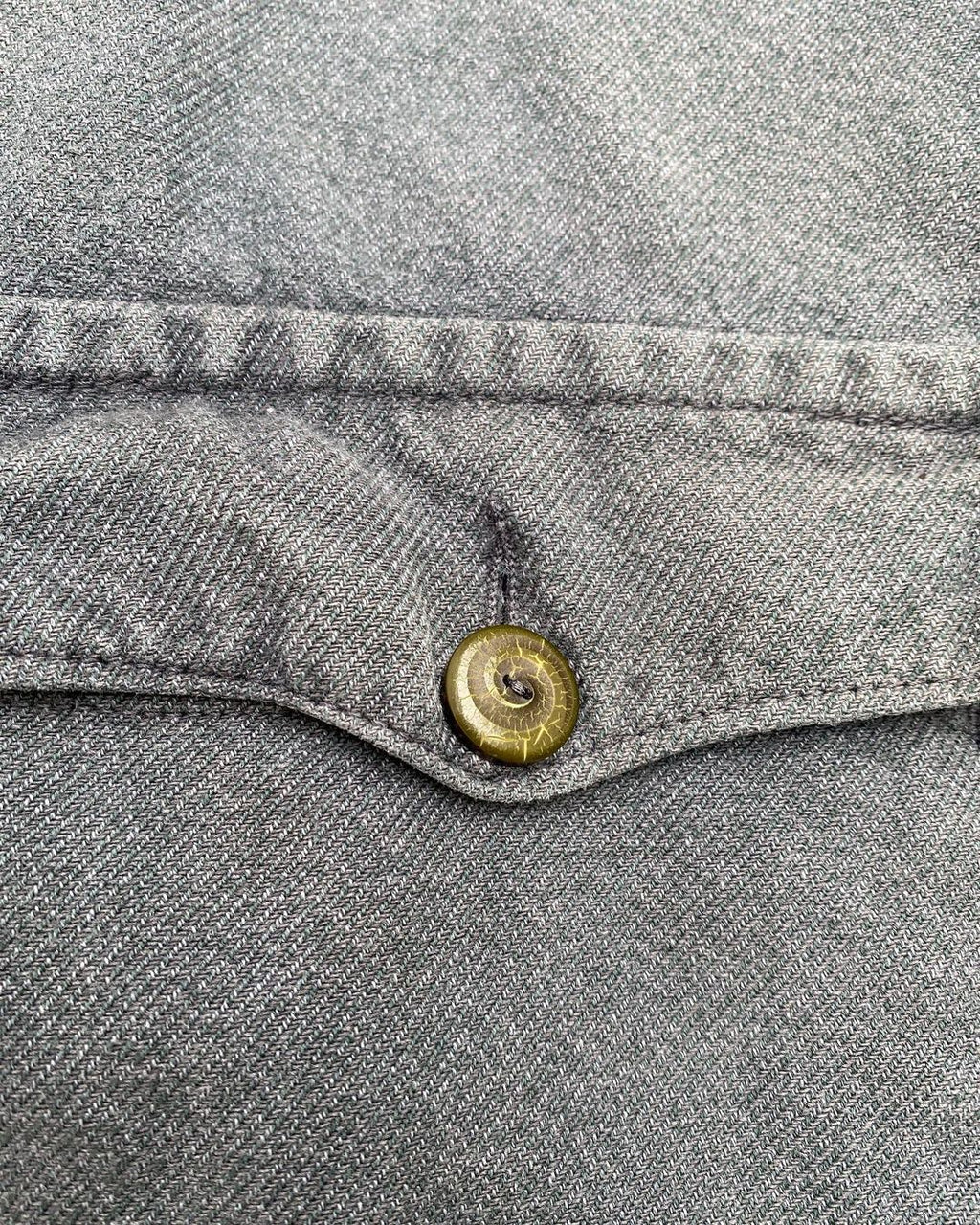 1980s Sun Faded Salt & Pepper French Workwear