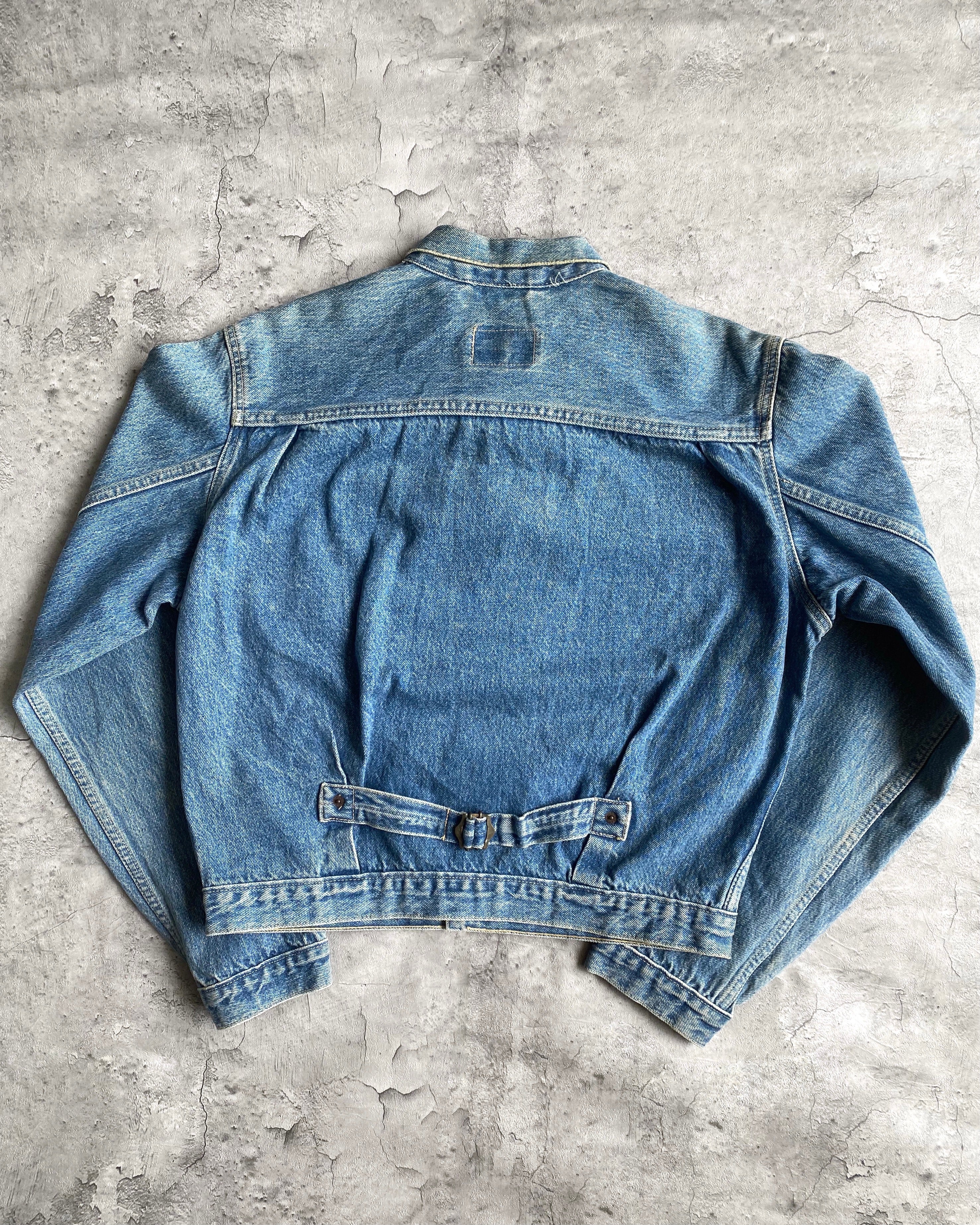 1990S FADED LEVI'S TYPE I DENIM JACKET (S/M)