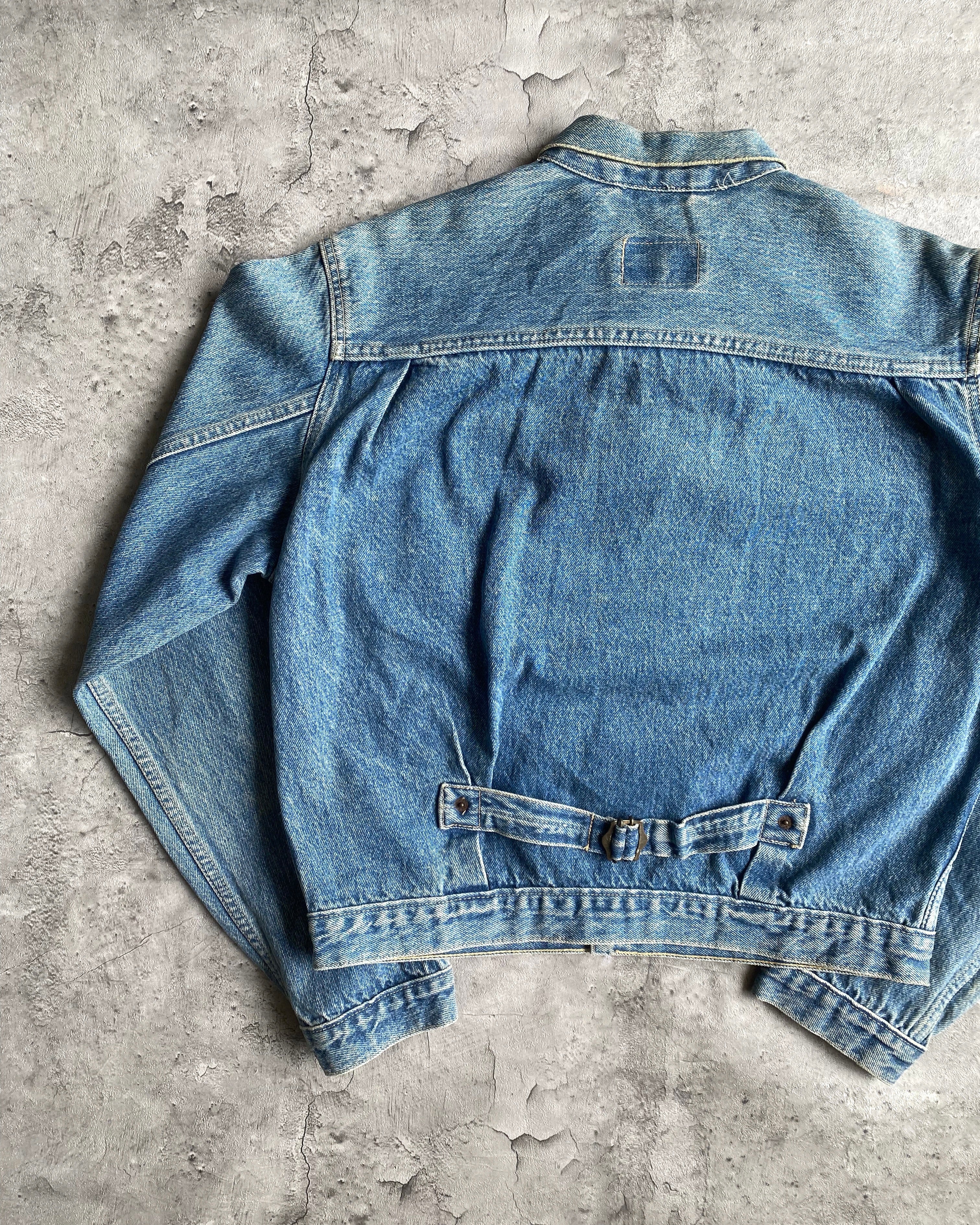 1990S FADED LEVI'S TYPE I DENIM JACKET (S/M)