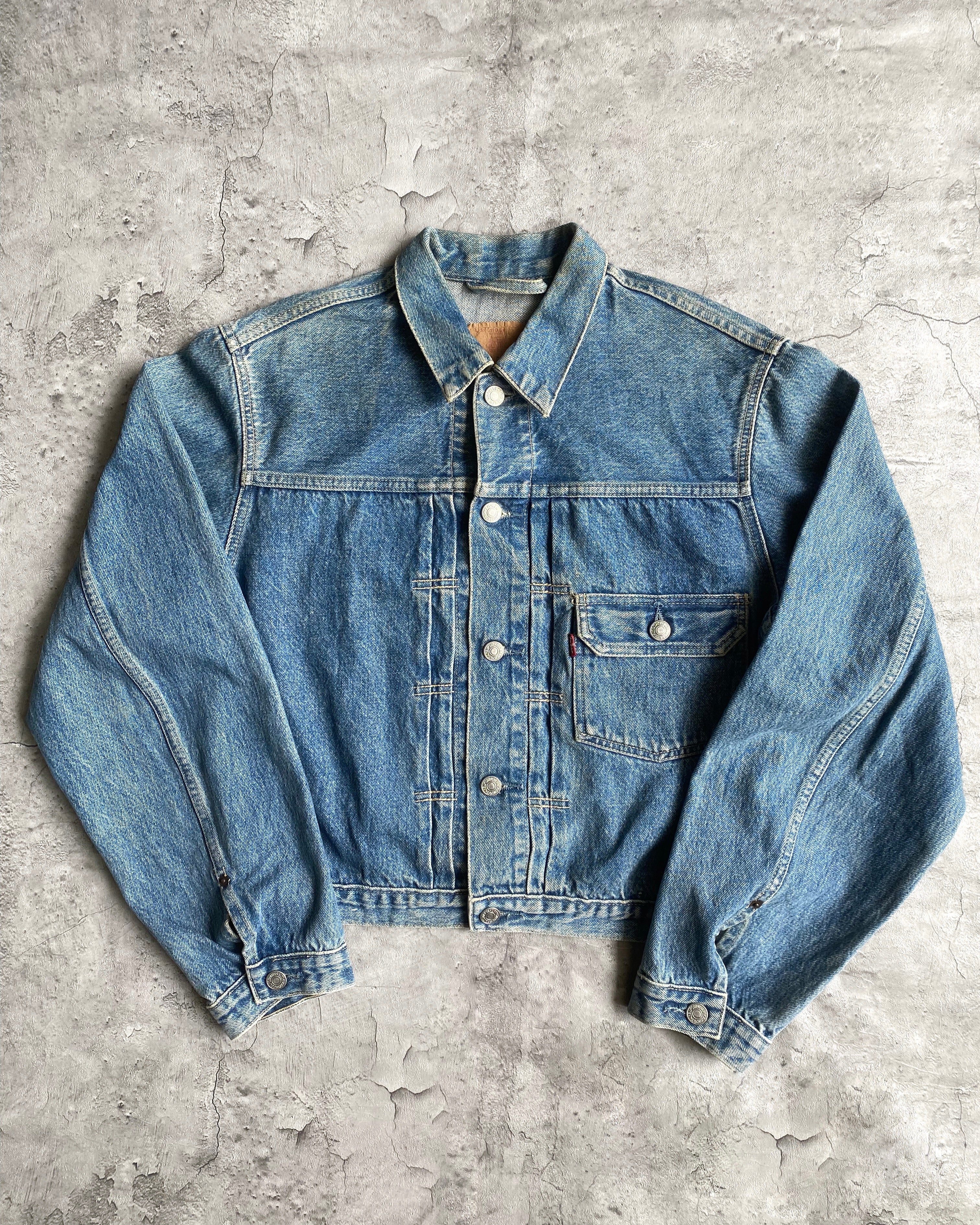 1990S FADED LEVI'S TYPE I DENIM JACKET (S/M)