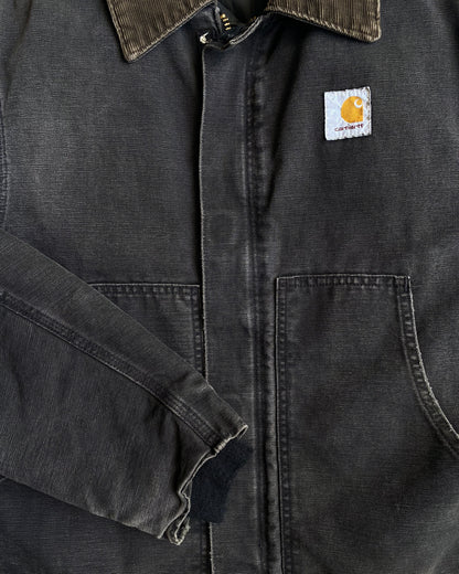 1990S FADED BLACK CARHARTT ARCTIC JACKET (S-L)