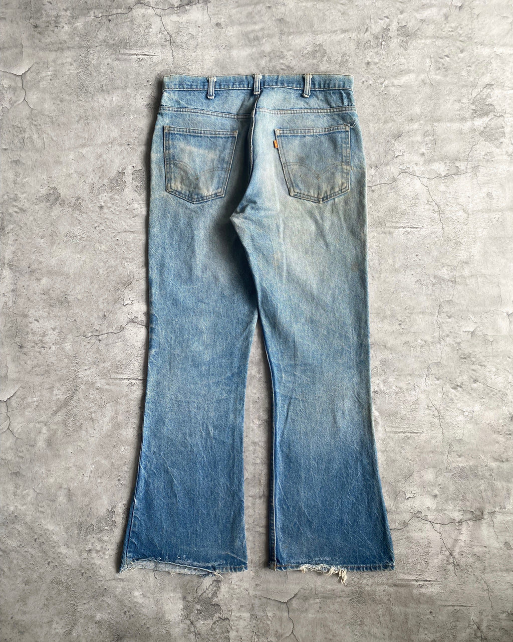 1970S FADED WASHED LEVI'S 646 BOOTCUT JEANS (34X31)