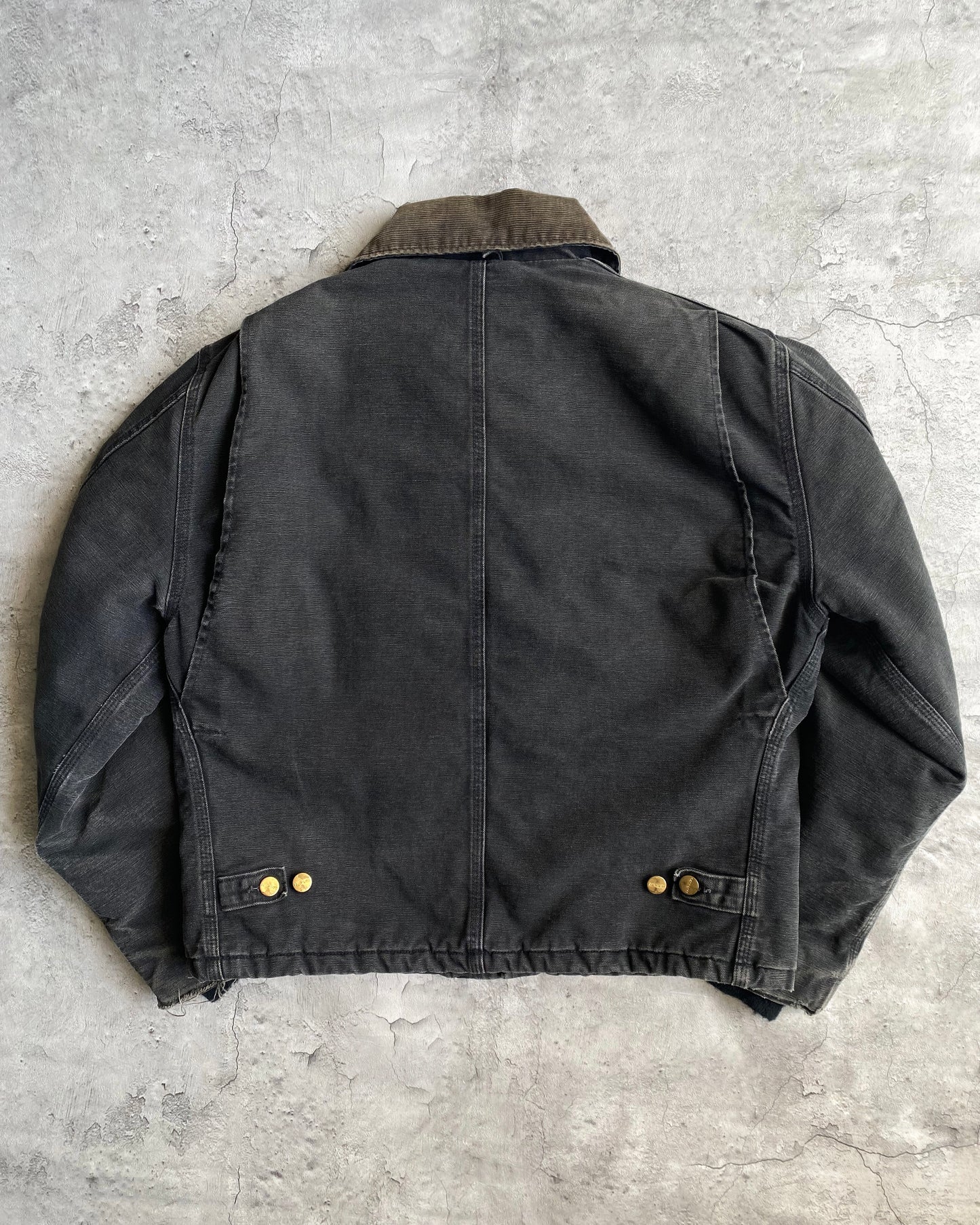 1990S FADED BLACK CARHARTT ARCTIC JACKET (S-L)