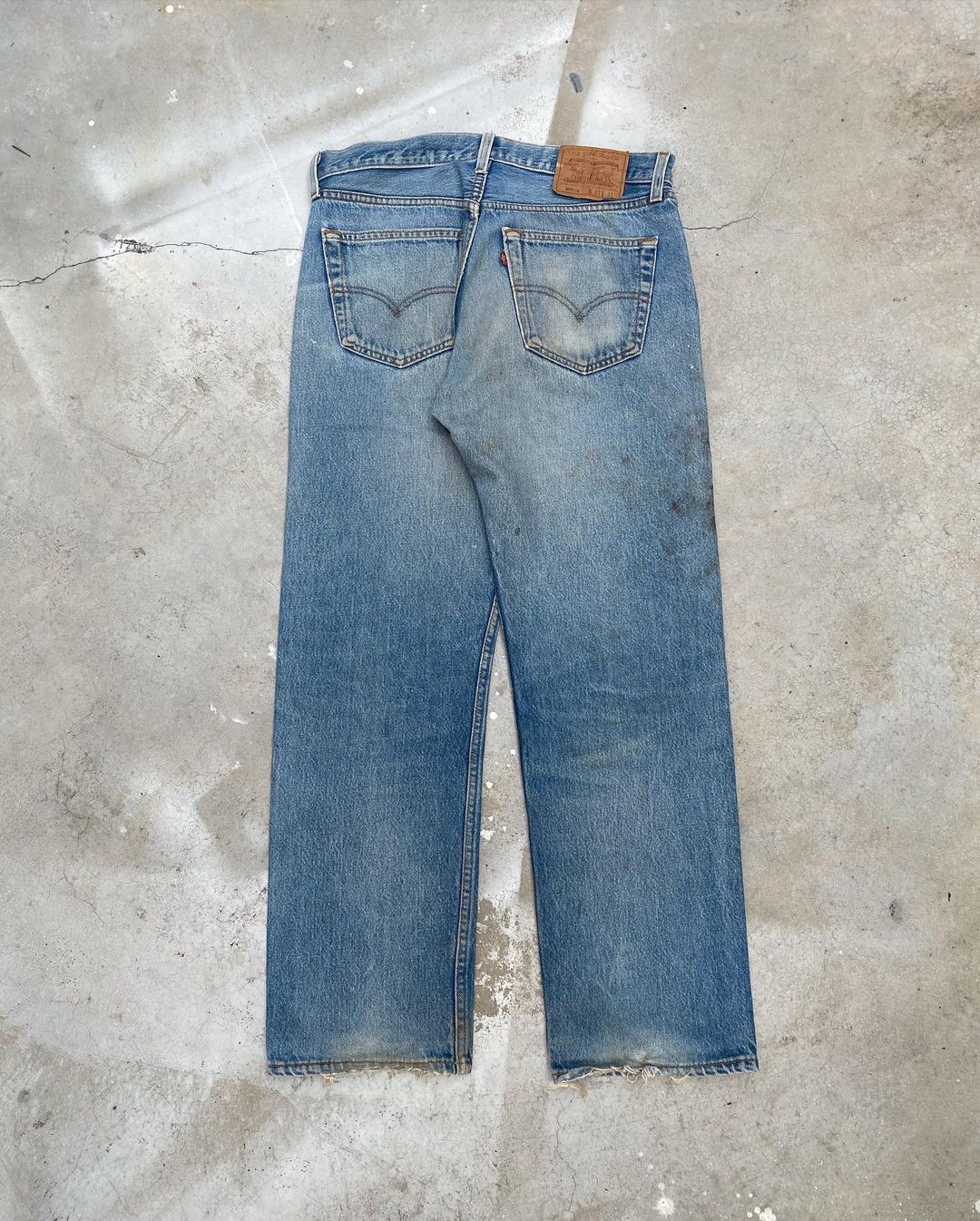 1990s Levi’s 501 Painted Jeans